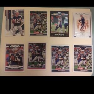Tom Brady assorted cards.